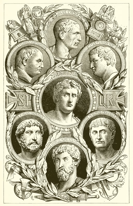 Roman Emperors by English School
