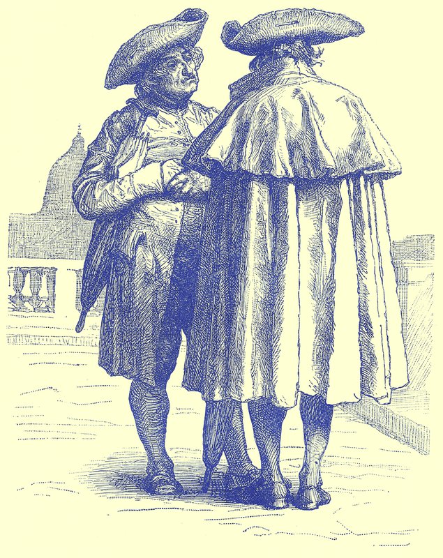 Roman Priests, Illustration from Illustrated Travels, Edited by H. W. Bates, Published c.1880 by English School