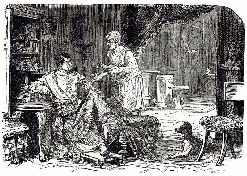 Roman Study (illustration from Cassell