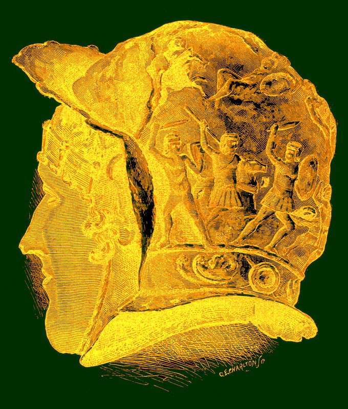 Roman Votive Helmet (illustration from Cassell