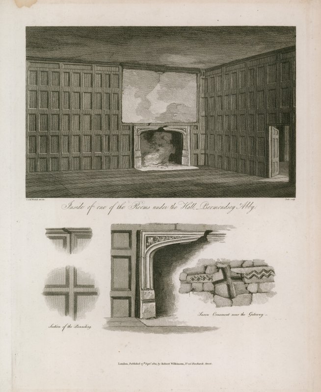 Room under the Hall, Bermondsey Abbey by English School
