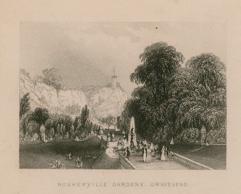 Rosherville Gardens, Gravesend by English School
