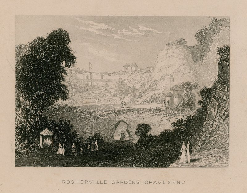 Rosherville Gardens, Gravesend by English School