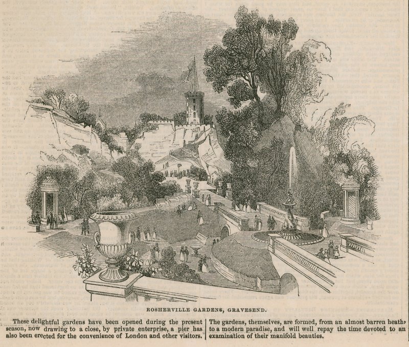Rosherville Gardens, Gravesend by English School