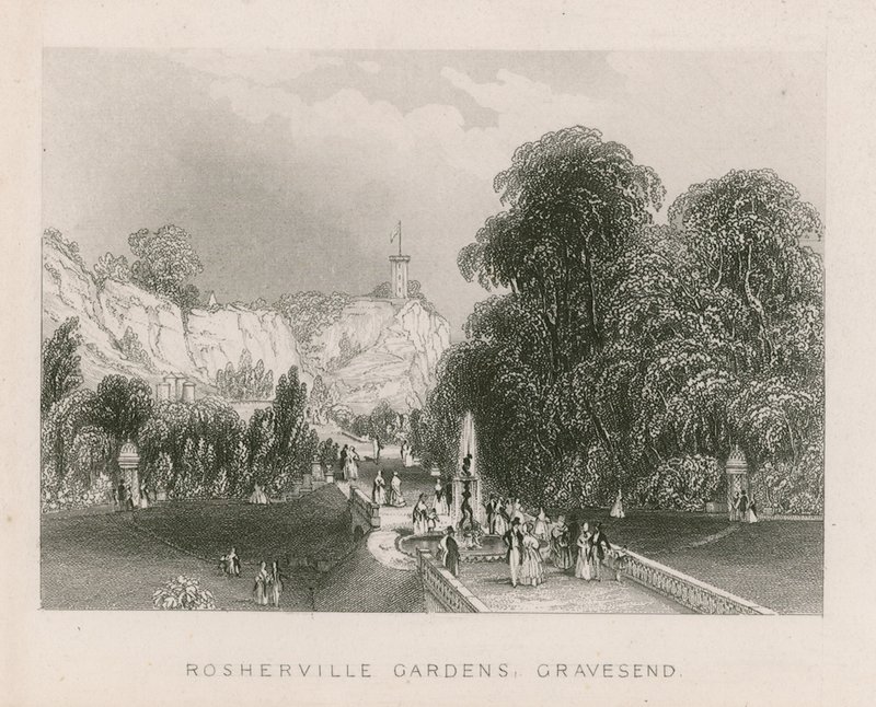 Rosherville Gardens, Gravesend by English School