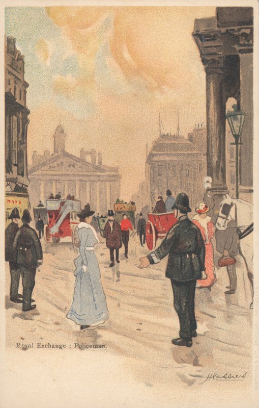 Royal Exchange, London, Policeman by English School