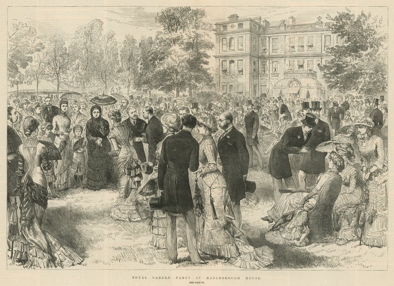 Royal Garden Party at Marlborough House, London by English School