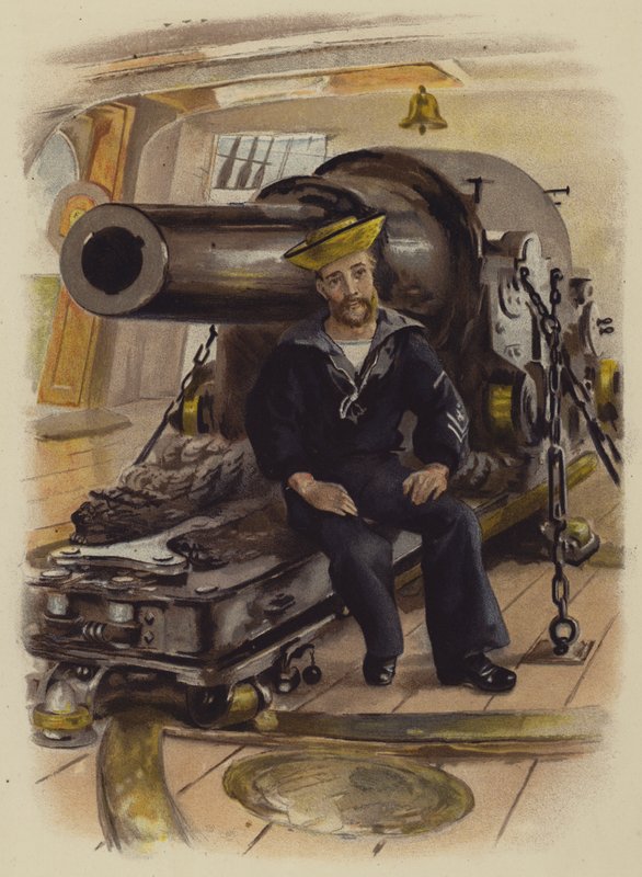 Royal Naval Artillery volunteer by English School