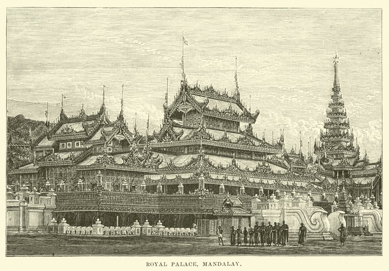 Royal Palace, Mandalay by English School