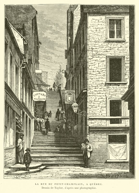 Rue du Petit-Chaplain, Quebec City, Canada by English School