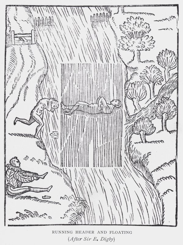 Running header and floating, after Sir E Digby by English School