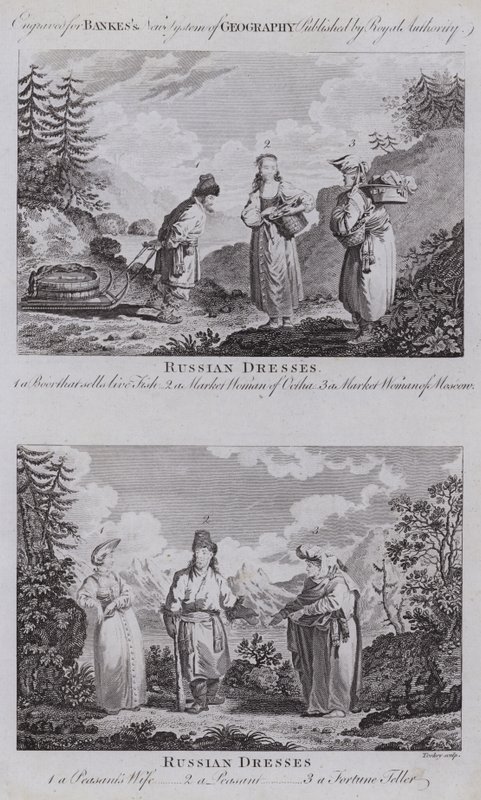 Russian Costumes by English School
