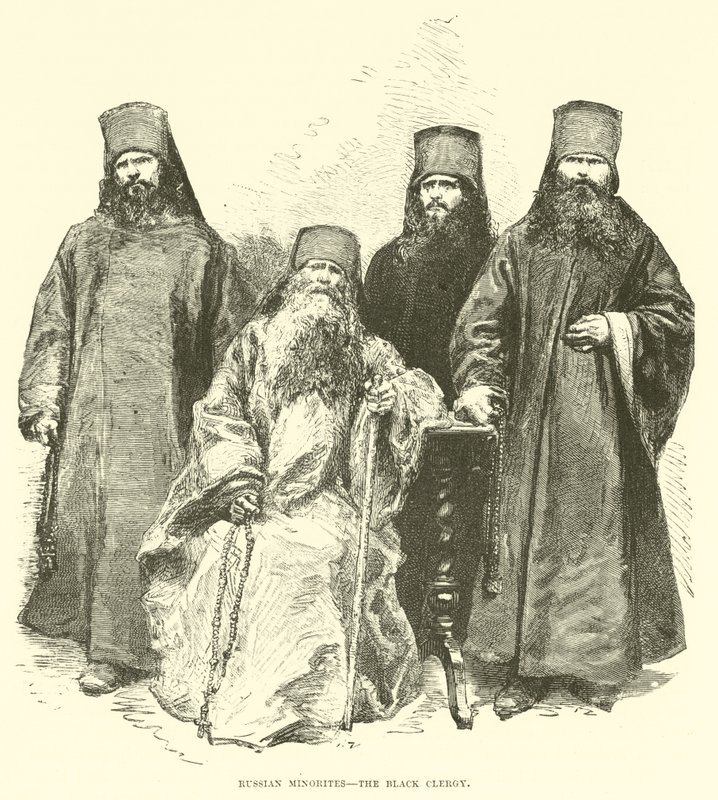 Russian Minorites, the Black Clergy by English School
