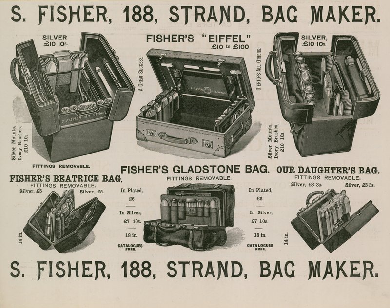 S. Fisher, 188 Strand, Bag Maker by English School