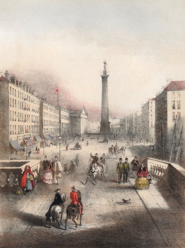 Sackville Street, Dublin by English School