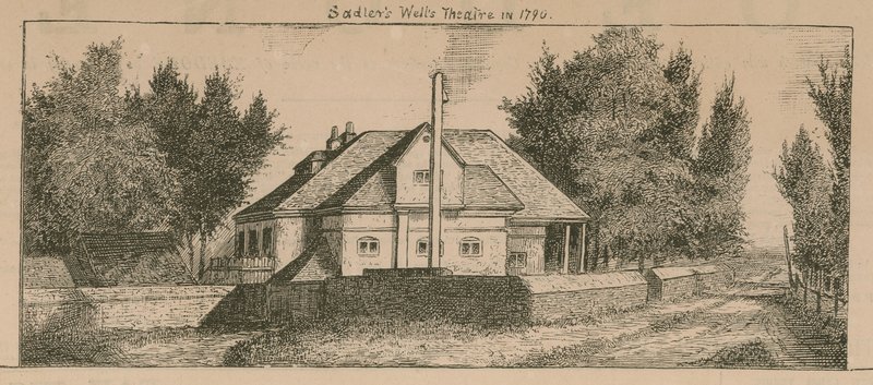 Saddlers Wells Theatre in 1790 by English School