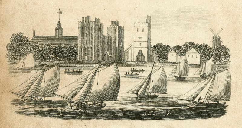 Sailing Match on the Thames by English School