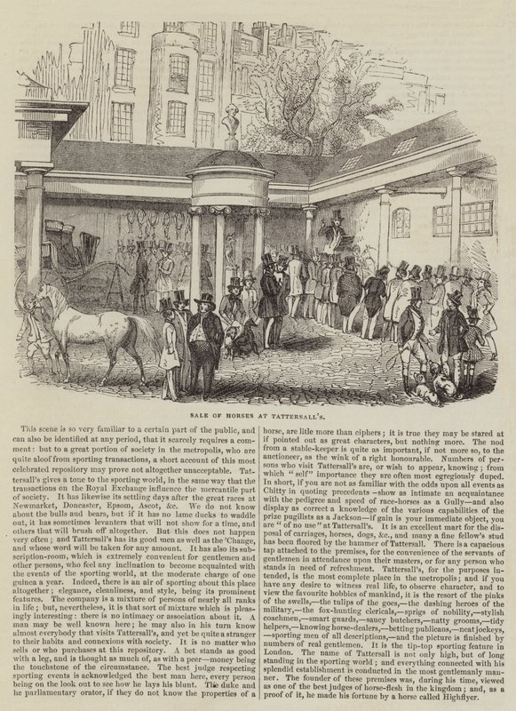 Sale of Horses at Tattersall