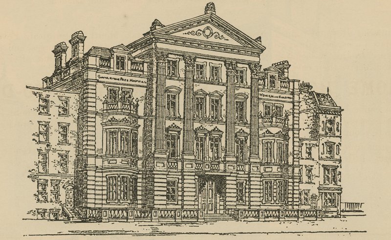 Samaritan Free Hospital for Women and Children, Lower Seymour Street, Portman Street, London by English School