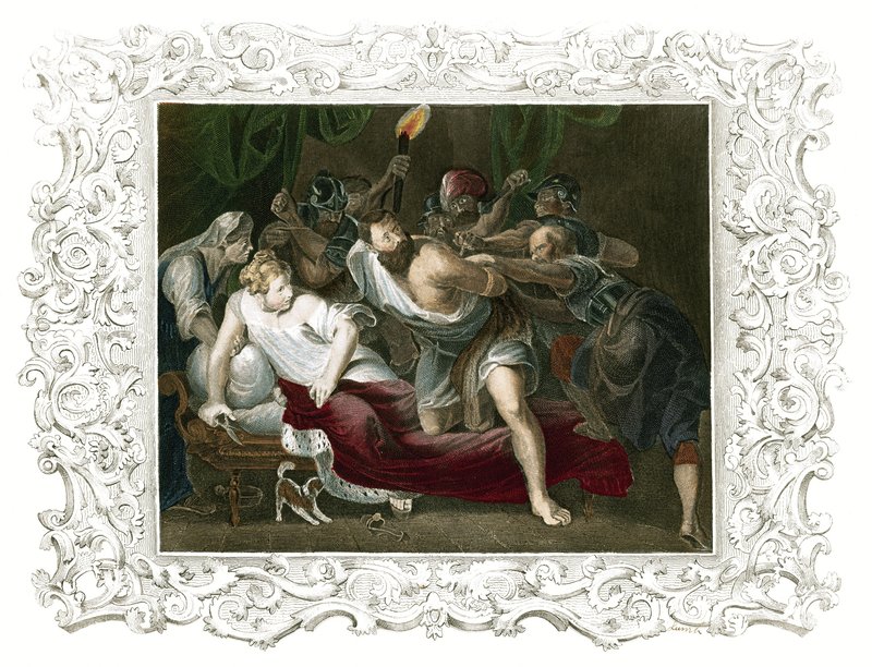 Samson and Delilah by English School