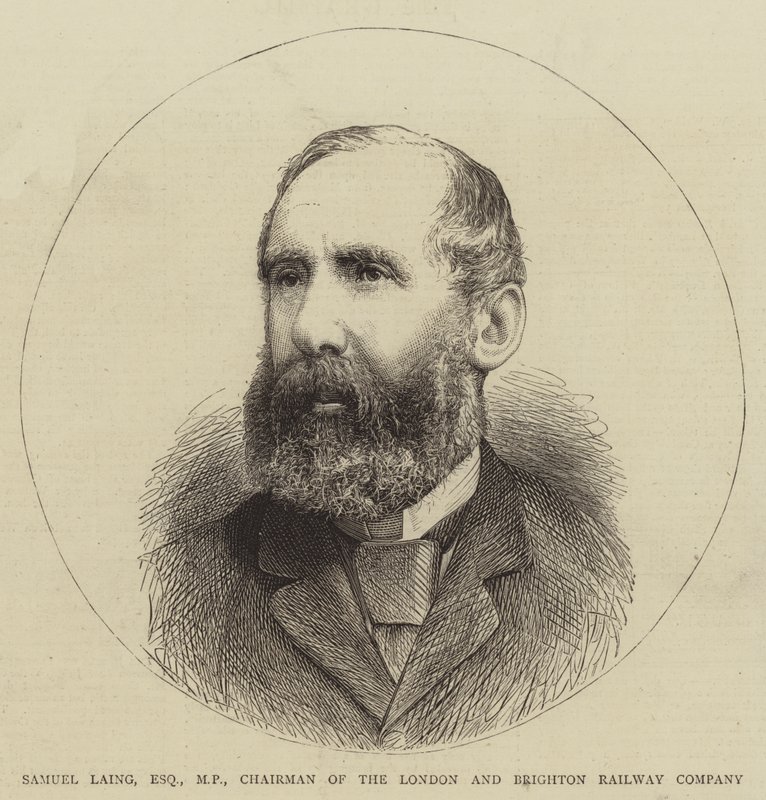 Samuel Laing, Esquire, MP, Chairman of the London and Brighton Railway Company by English School