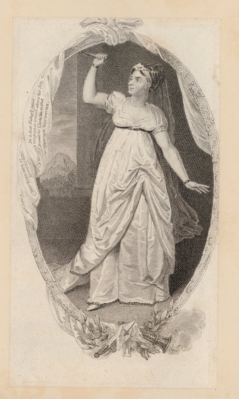 Sarah Siddons, Actress, as Euphrasia by English School