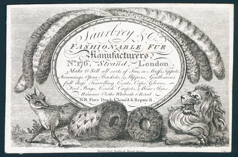 Saubry & Co, fashionable fur manufacturers by English School