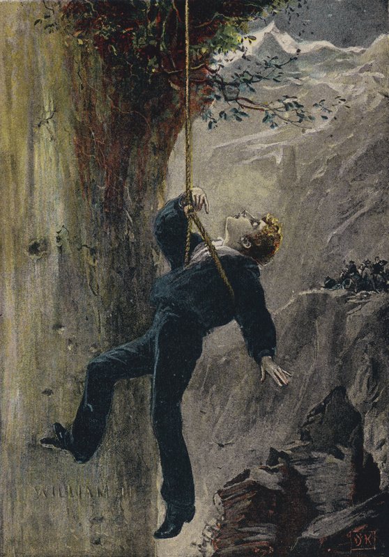 Saved. Illustration from The Natural Bridge, or One Niche the Highest, by Elihu Burritt by English School