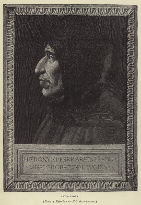 Savonarola by English School