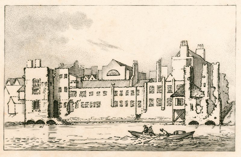 Savoy, London, as it is at present, 1792 by English School