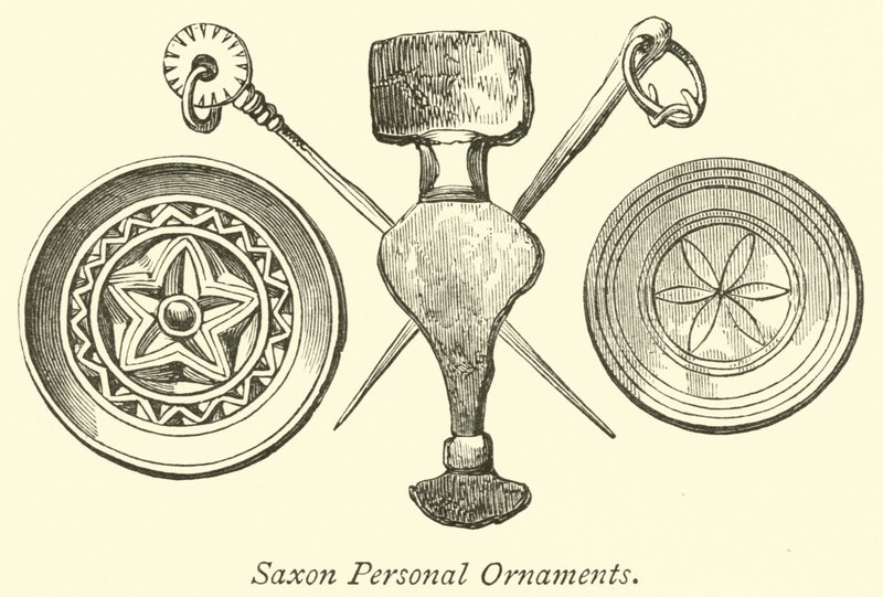 Saxon Personal Ornaments by English School