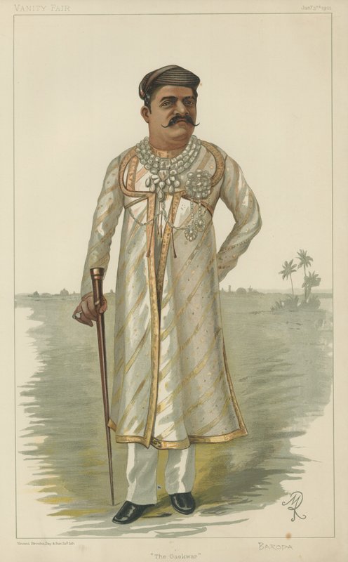 Sayajirao Gaekwad III, the Gaekwar of Baroda by English School