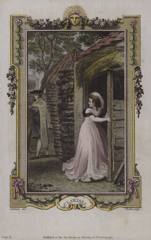 Scene from Clarissa, by Samuel Richardson by English School