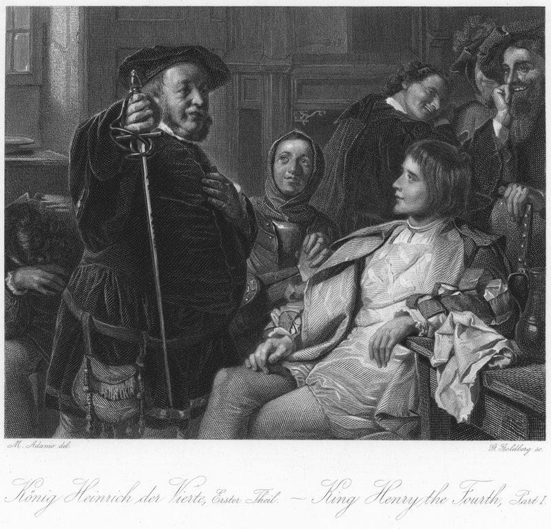 Scene from King Henry IV Part I by English School