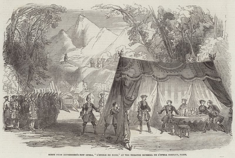Scene from Meyerbeer