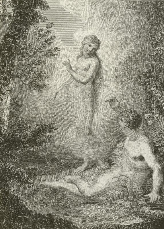 Scene from Paradise Lost, by John Milton by English School