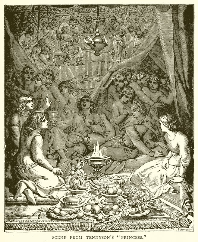 Scene from Tennyson