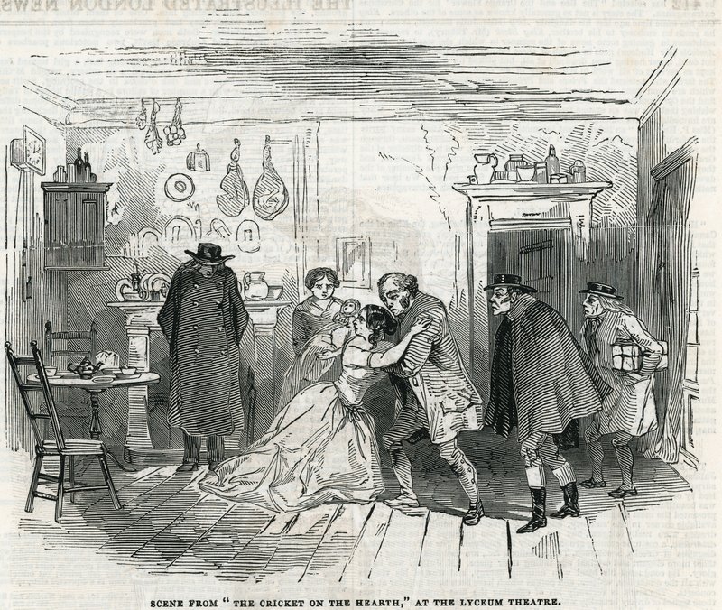 Scene from The Cricket on the Hearth at the Lyceum Theatre by English School