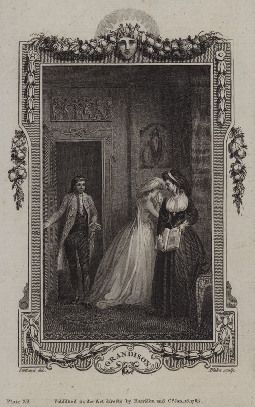 Scene from The History of Sir Charles Grandison by English School