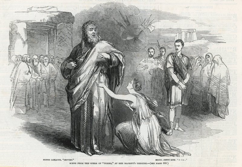 Scene from the Opera Norma at Her Majesty