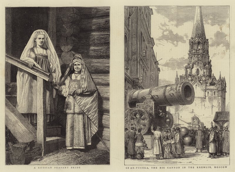 Scenes in Russia by English School
