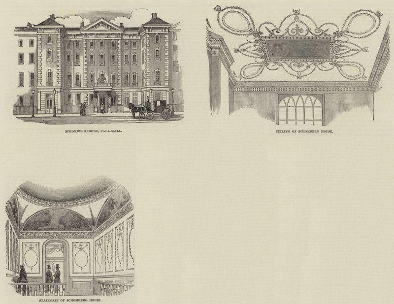 Schomberg House, Pall Mall by English School