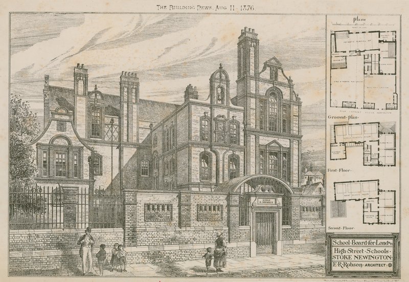 School Board for London, High Street Schools, Stoke Newington, London by English School