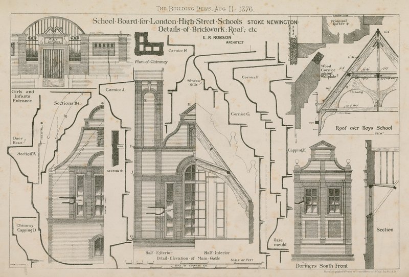 School Board for London, High Street Schools, Stoke Newington, London by English School