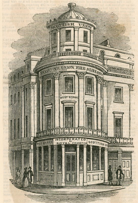 Scottish Union Insurance Company, The Strand, London by English School