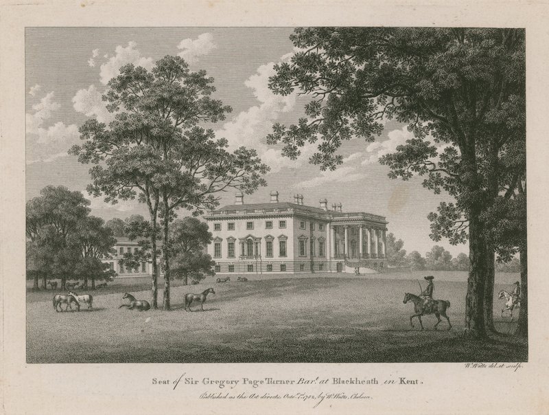 Seat of Sir Gregory Page Turner by English School