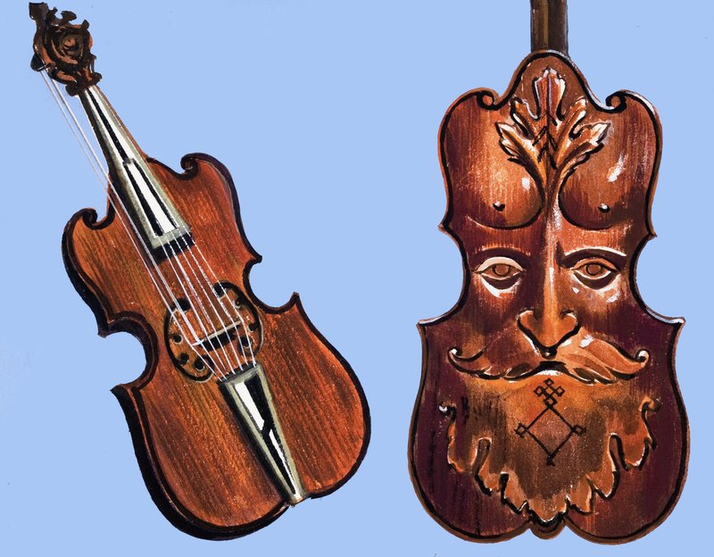 Seven-Stringed Viola by English School