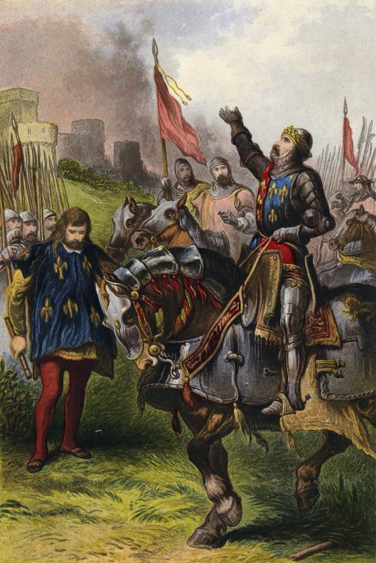 Shakespeare, King Henry the Fifth, Act IV, Scene 7 by English School