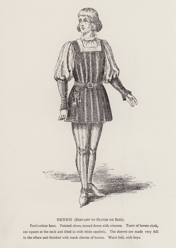 As You Like It: Dennis, Servant to Oliver De Bois by English School