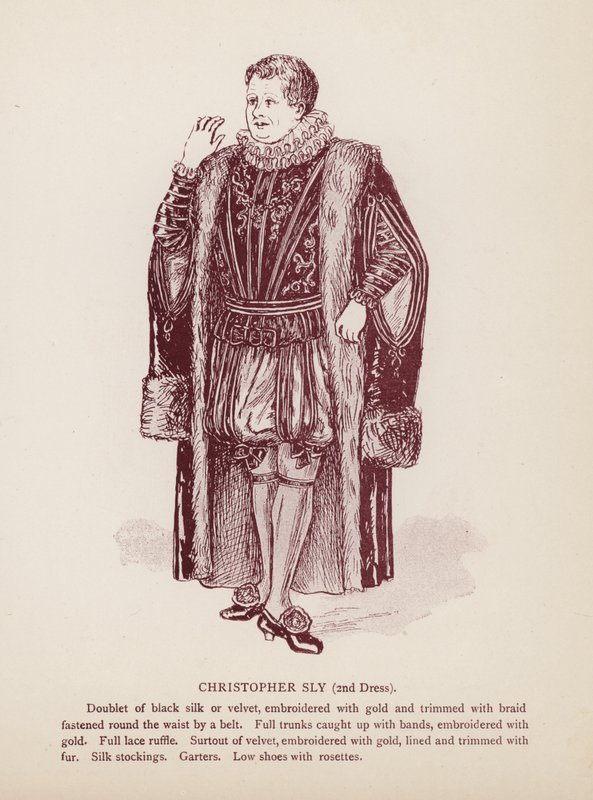 The Taming of the Shrew: Christopher Sly, 2nd Dress by English School